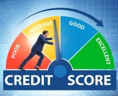 Credit score improvement illustration