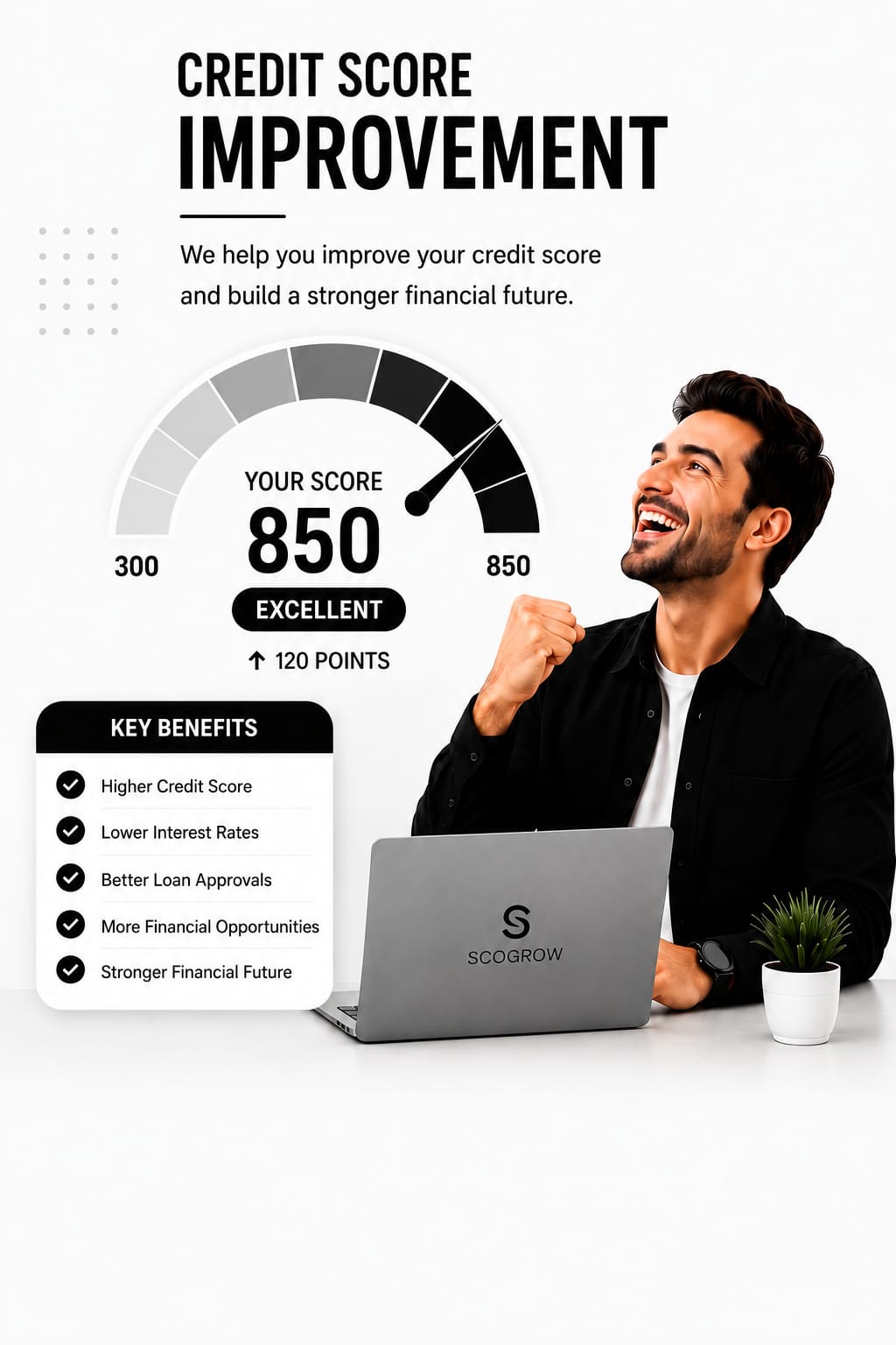 Credit score improvement service